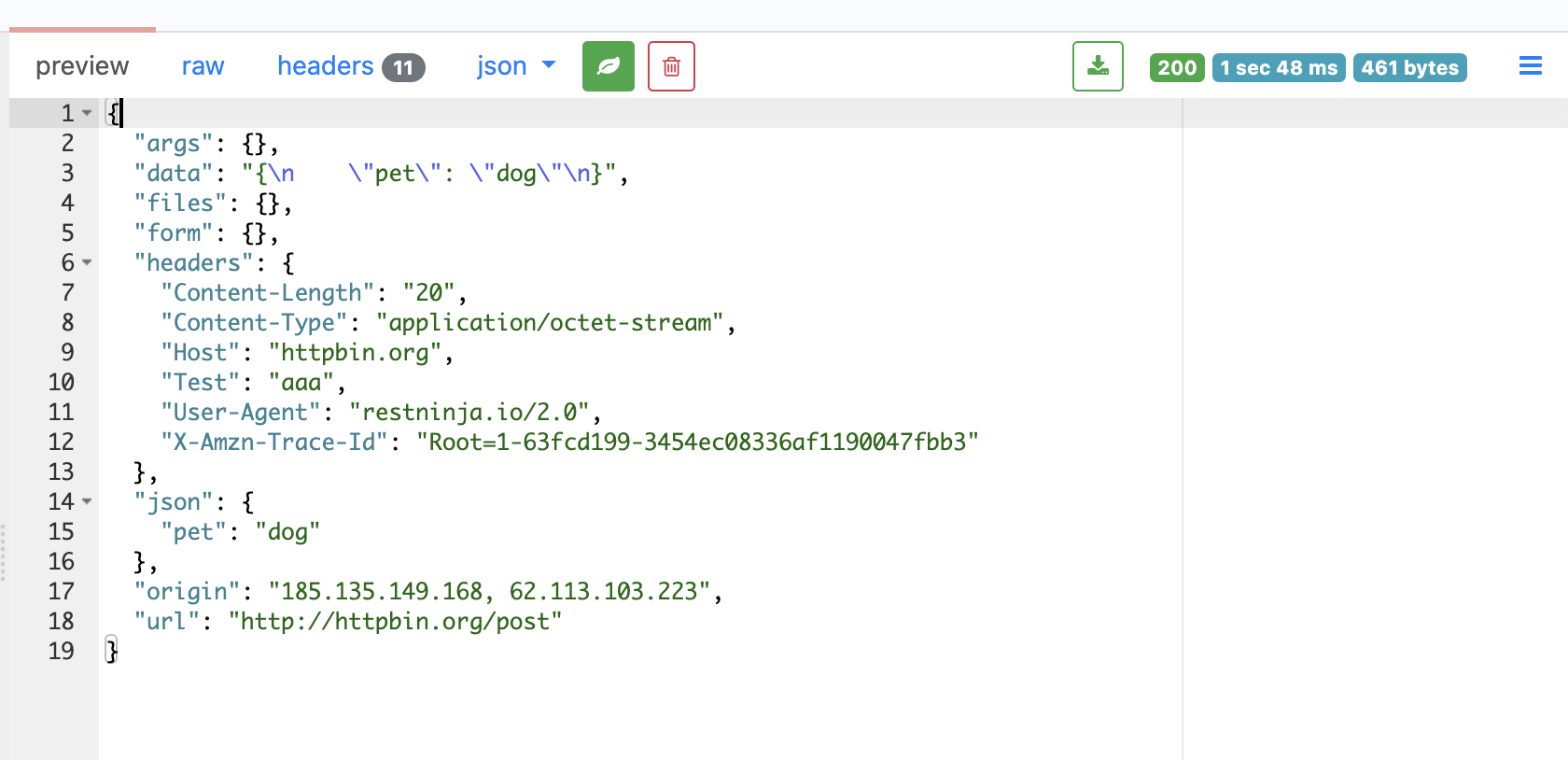send rest request online