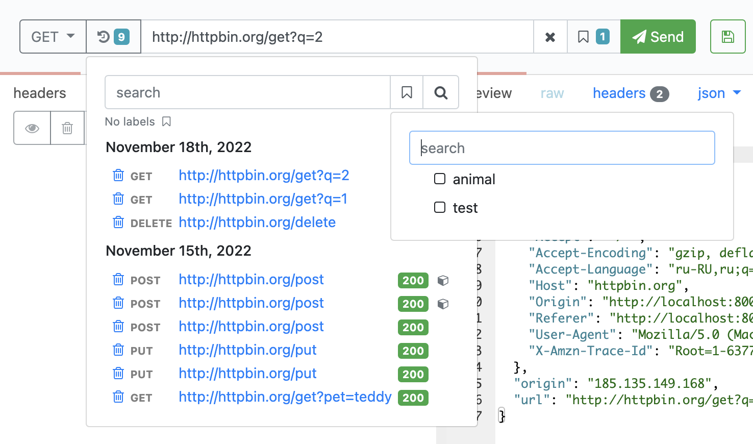 Rest Ninja - online REST client and playground, make HTTP and AJAX ...